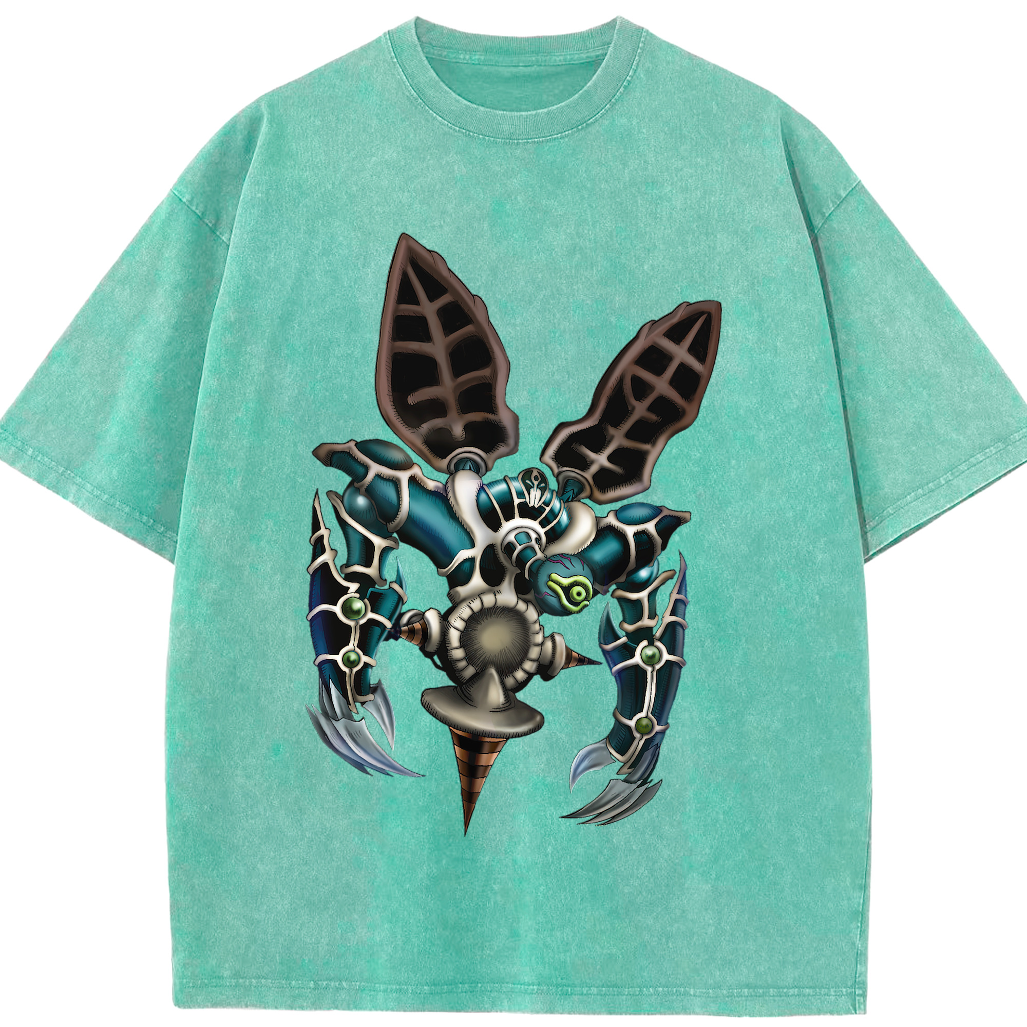 （画像用） 遊☆戯☆王 Yu-Gi-Oh! 綿100% ヴィンテージ風 半袖Tシャツ（フロントプリント）